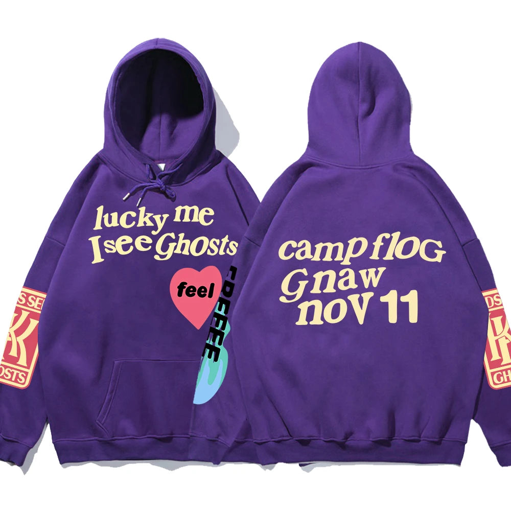 HOODIES KIDS SEE GHOSTS FREEE CORE