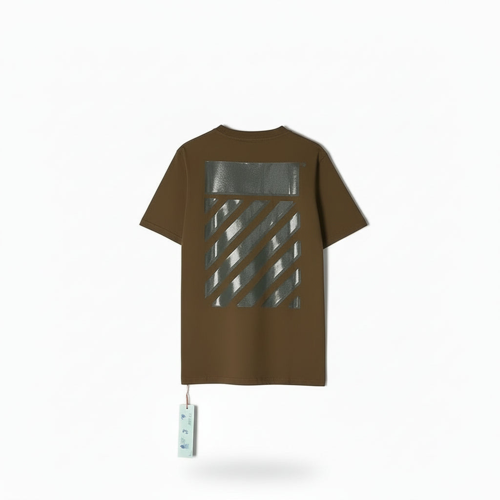 Playera Off-White Diag Tab