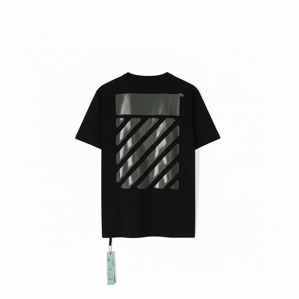 Playera Off-White Diag Tab