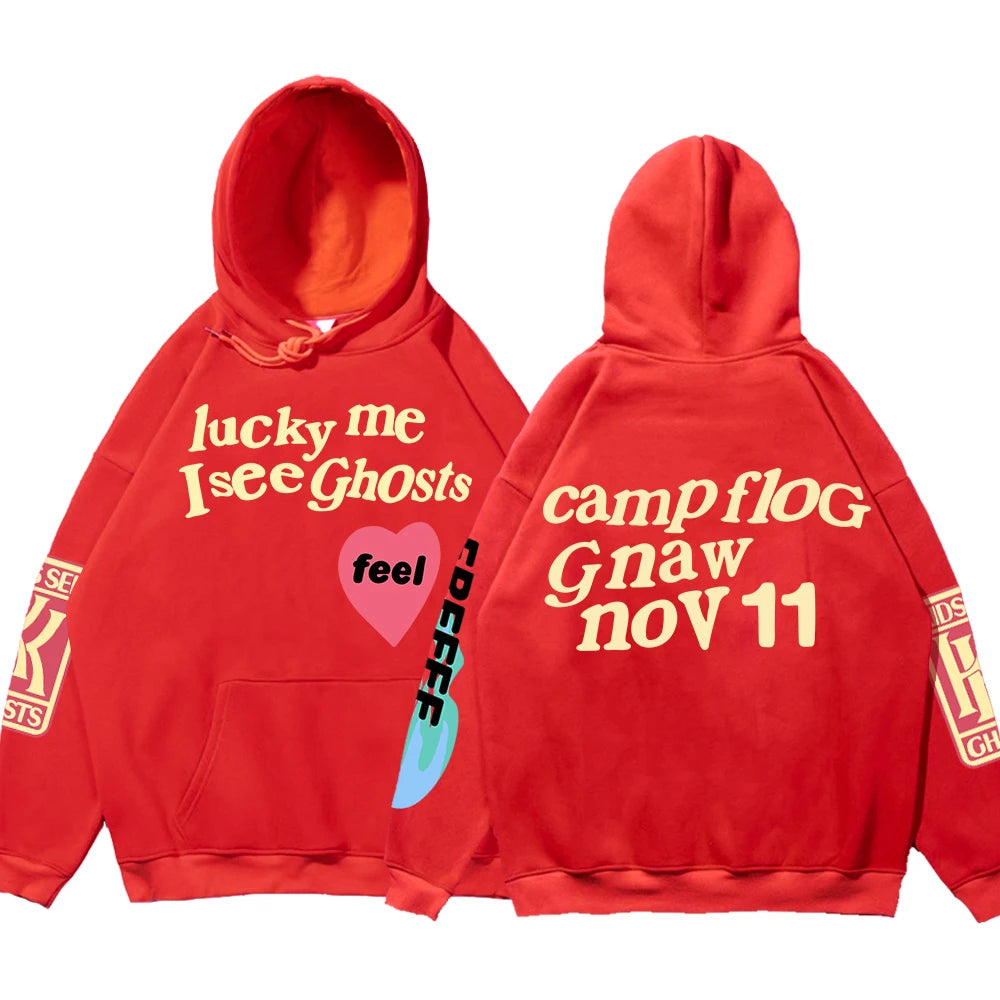 HOODIES KIDS SEE GHOSTS FREEE CORE