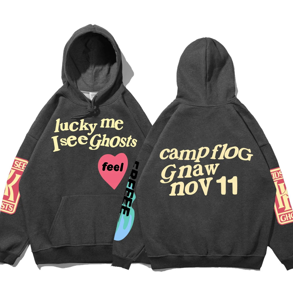 HOODIES KIDS SEE GHOSTS FREEE CORE